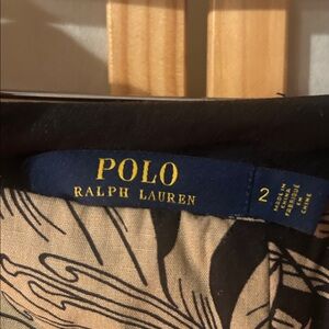 Ralph Lauren Black and Cream Floral pants